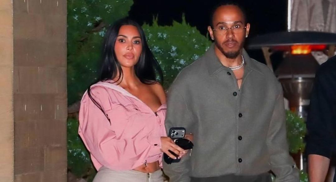 Ким Кардашьян и Льюис Хэмилтон замечены на романтическом свидании в ресторане